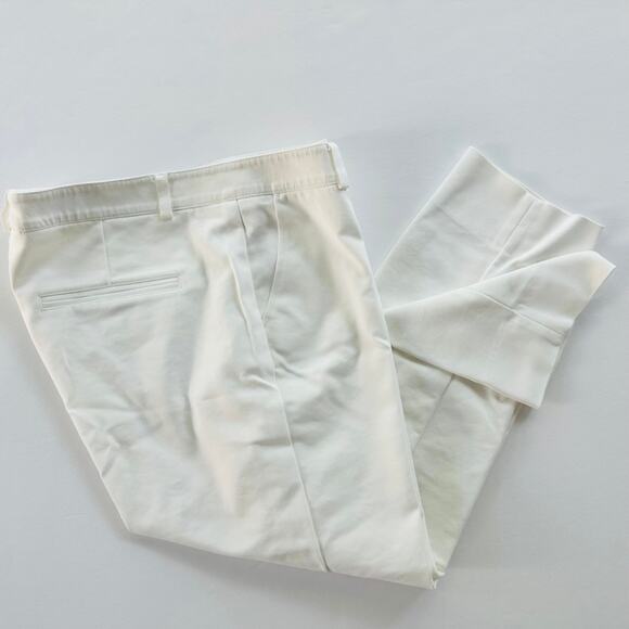 Maison Common Mid-Rise Slim-Leg Ankle Cotton-Blend Pants Size 42 US 12 Luxury - Picture 3 of 12
